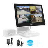 5MP-N 4 Channel Hybrid 5-in-1 CCTV Digital Video Recorder w/ 10.1“ LCD Colorful Monitor